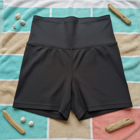 Swimwear Pant - Mid-thigh - Black