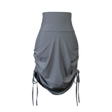 Ruched Skirts - Grey