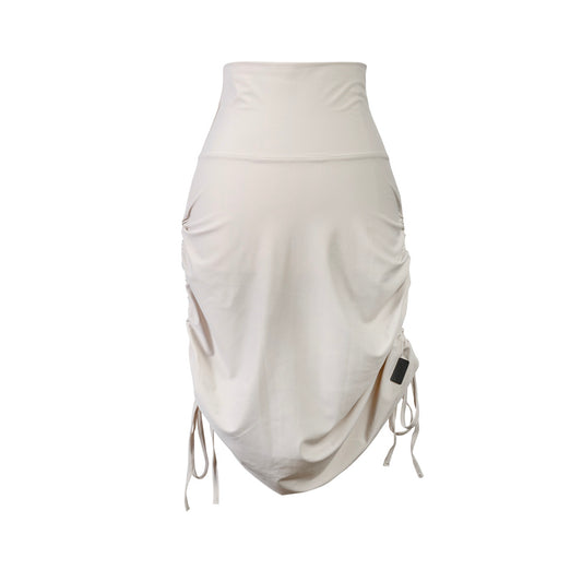 Ruched Skirts - Beige